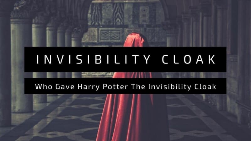 Who Gave Harry Potter The Invisibility Cloak